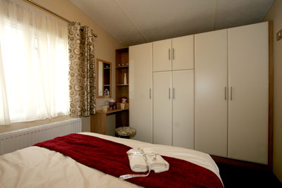 Wardrobes in the master bedroom