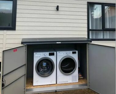 washing machine outdoor storage box