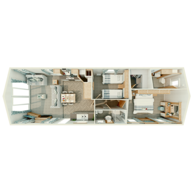 2022 Willerby Dorchester floorplan