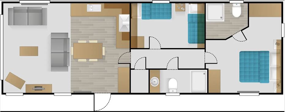 2024 Love Holiday Homes Whinfell lodge floorplan