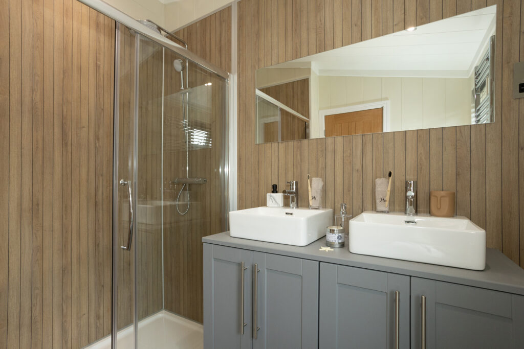 2025 Wessex Contemporary holiday lodge ensuite